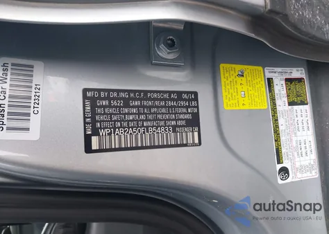 2015 Porsche Macan S z USA, uszkodzony, nr VIN WP1AB2A50FLB54833